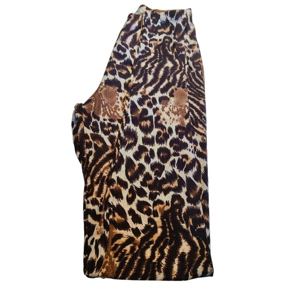 Small/Med Size Womens Leopard-Print Leggings - Picture 1 of 6